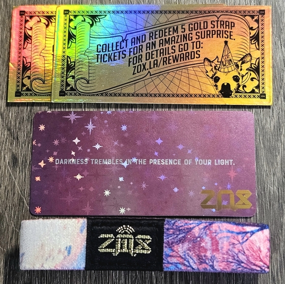 ZOX "PATRONUS" #X060 HOLO GOLD Winter Wonders INTERACTIVE RARE GOLDIE WRISTBAND - Picture 4 of 12